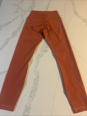 lululemon athletica Rust Orange High-Rise Leggings